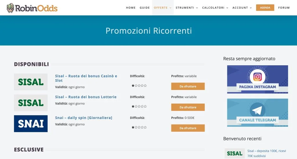 RobinOdss-promozioni-ricorrenti