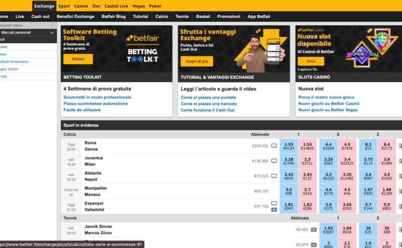 Come Puntare e Bancare 50 Centesimi con Betfair Exchange: Guida Pratica